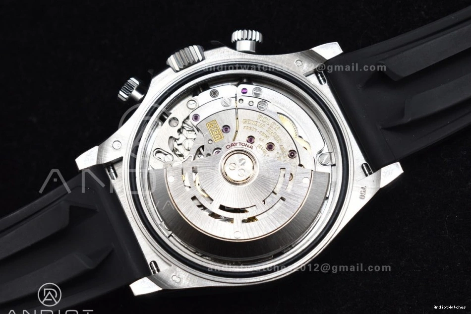 Dial 1:1 Strap Best Edition Unisex 116519 Oysterflex QF SA Gray on 788 Daytona Rubber 0211